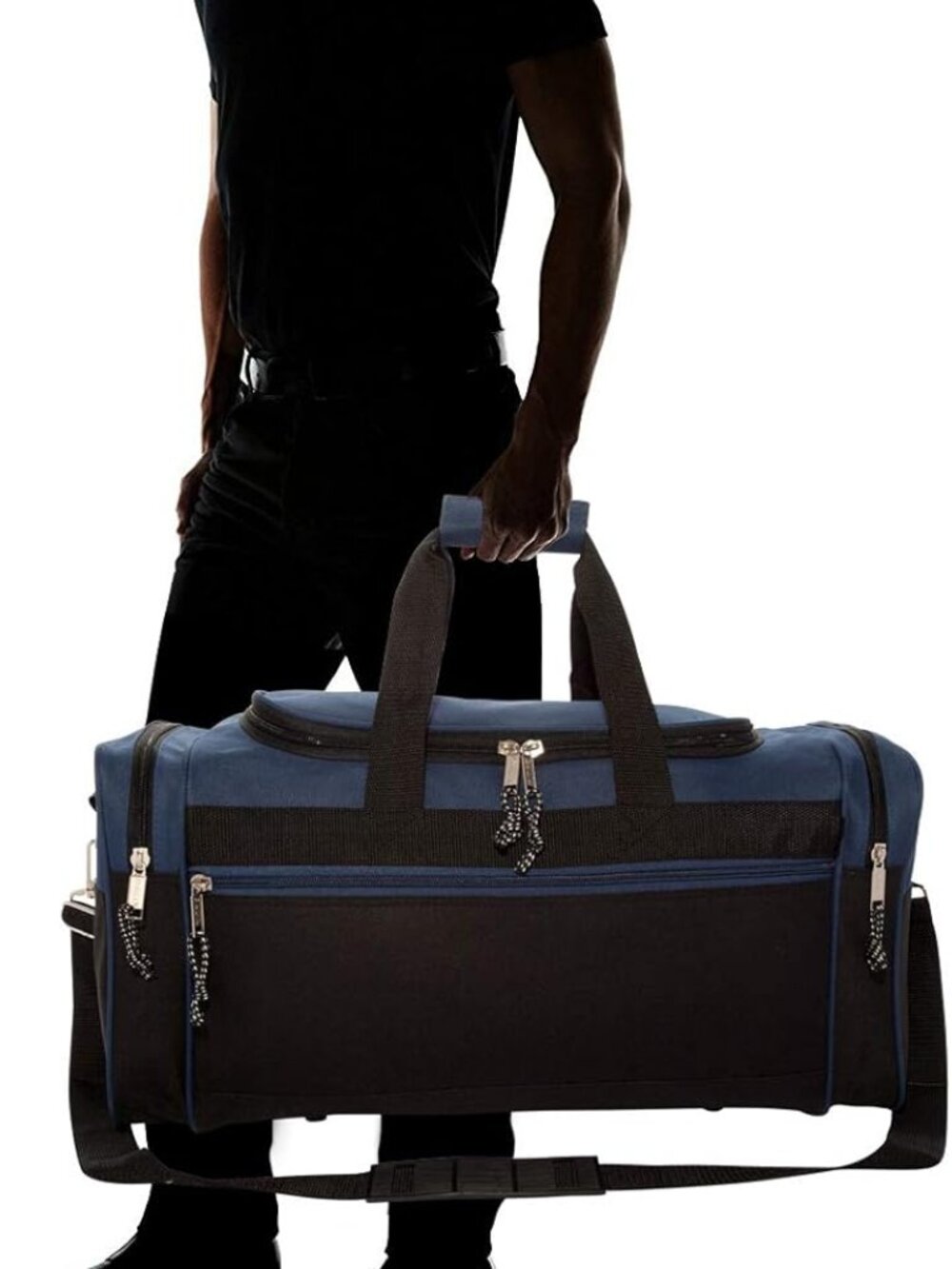 NWT DALIX 21" Blank Sports Duffle Bag Gym Bag Travel with Adjustable Strap